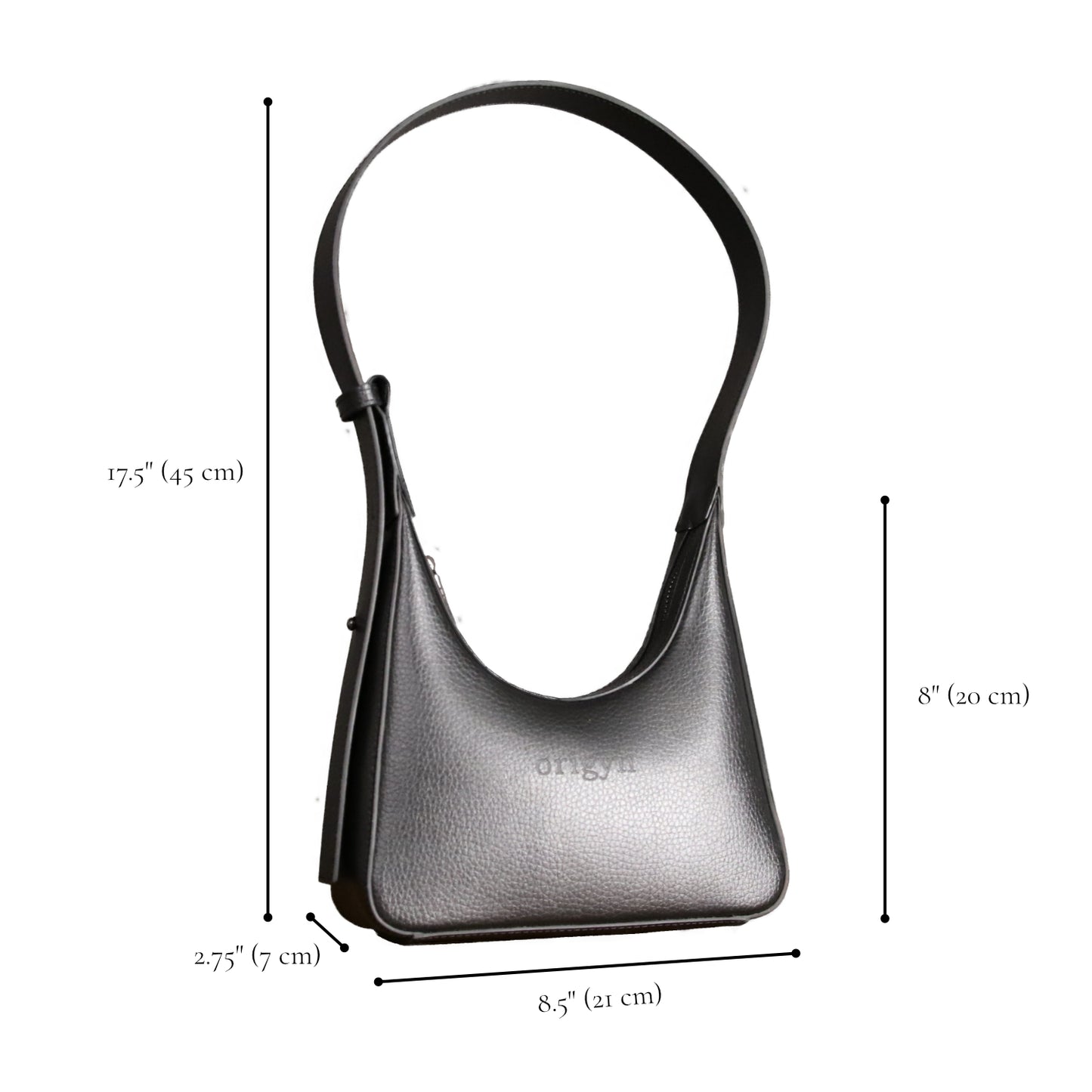 Origyn 01 - Plant-Based Leather Shoulder Bag - Made with MIRUM®